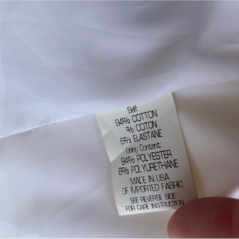 Theory Off White Single Button Blazer Single Butt… - image 3